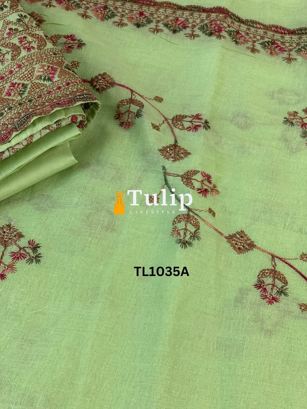 Embroidered Cotton Collection - TL1035 gallery image