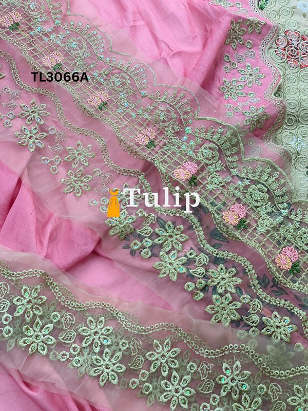 Premium Embroidered Lawn - TL3066A gallery image