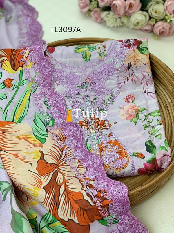 Exclusive Embroidered Soft Lawn - TL3097A gallery image
