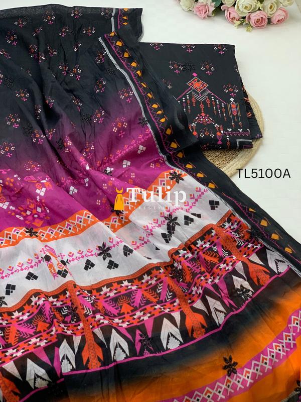 Boring Embroidered Cotton Dress - TL5100A gallery image