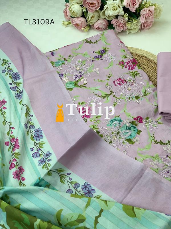 Premium Lawn Dress - TL3109A gallery image