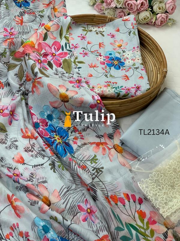 Boring Embroidered Lawn - TL2134A gallery image