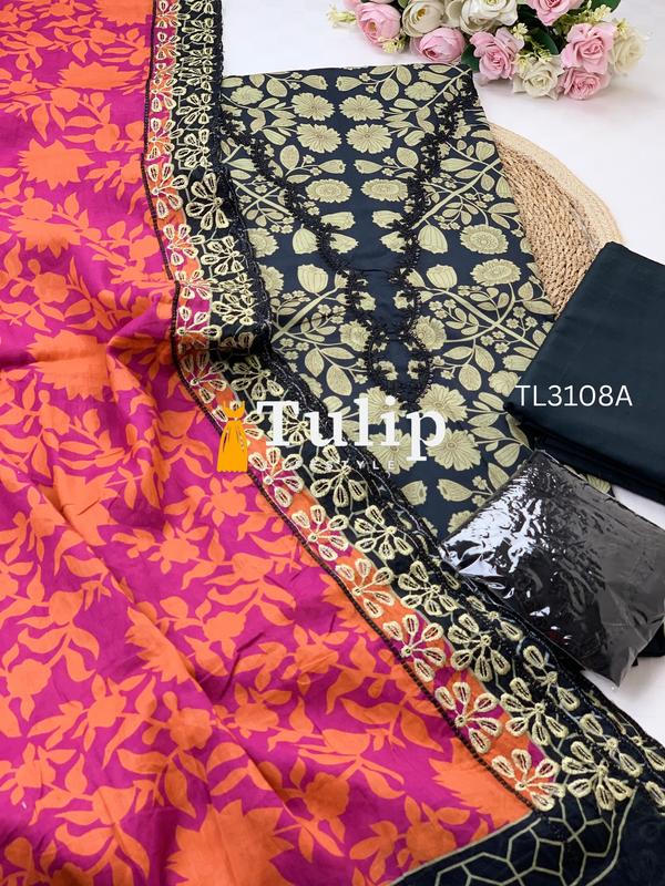 Premium Lawn Dress - TL3108A gallery image