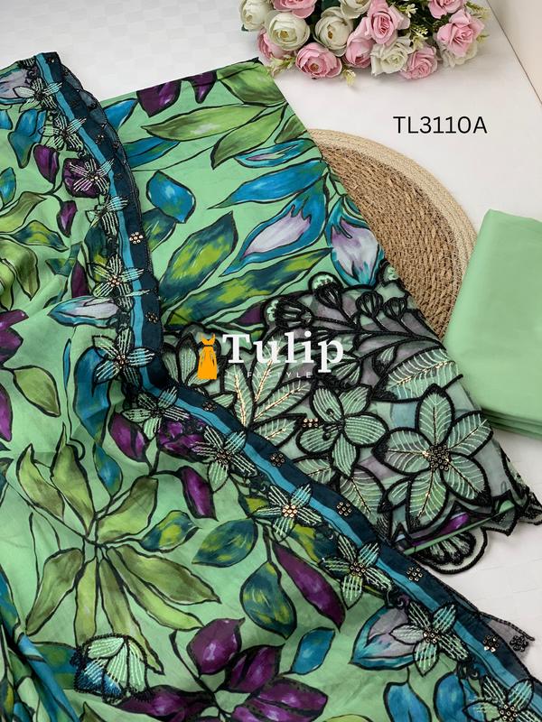 Exclusive Embroidered  Lawn - TL3110A gallery image