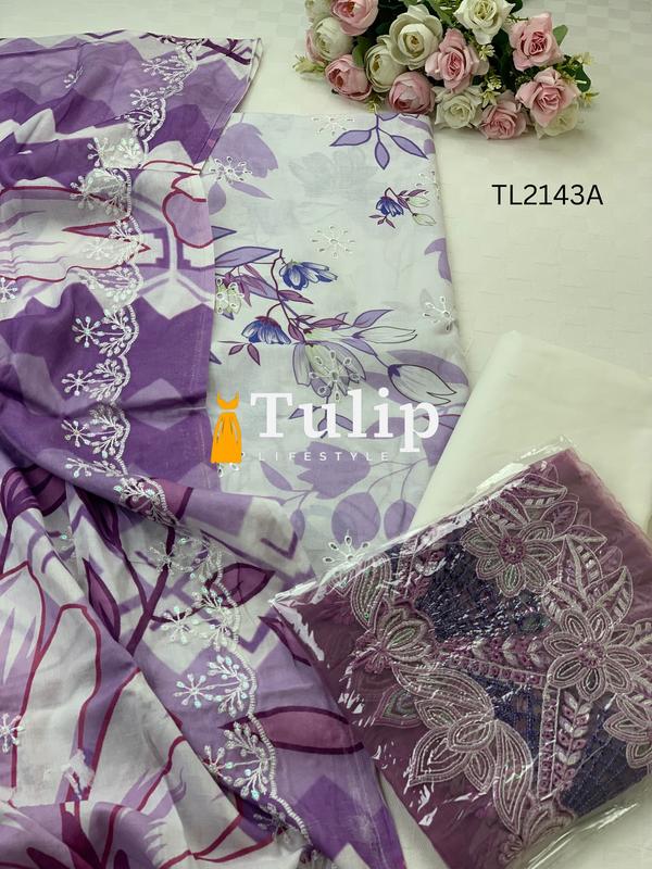 Premium Embroidered  Lawn - TL2143A gallery image