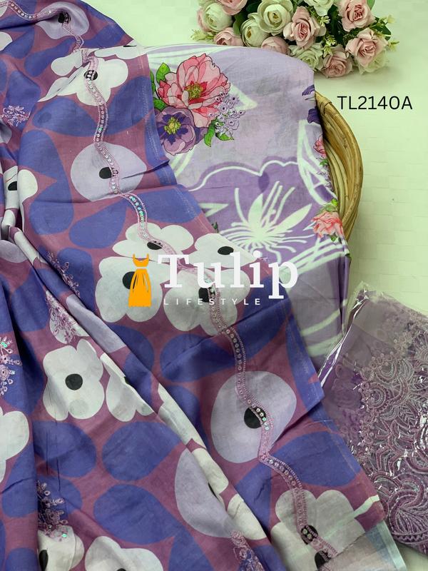 Premium Embroidered  Lawn - TL2140A gallery image
