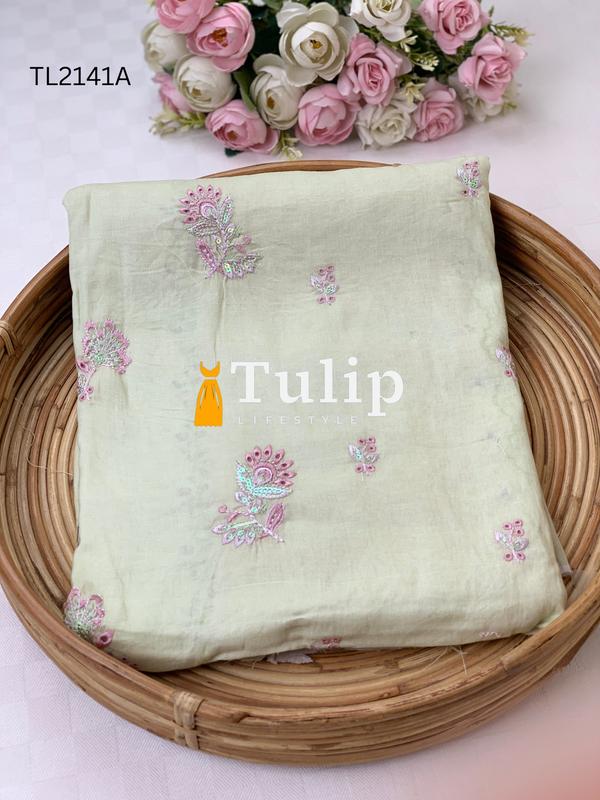 Soft  Embroidered Cotton Lawn - TL2141A gallery image