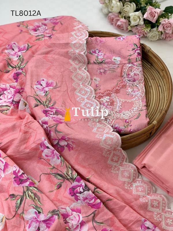Premium Soft Cotton Lawn - TL8012A gallery image