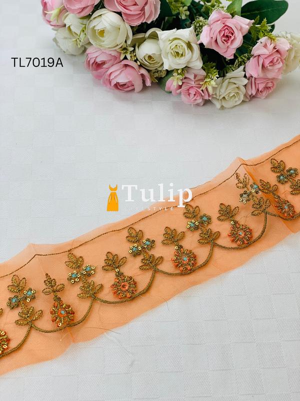 Premium Embroidered Cotton Lawn - TL7019A gallery image
