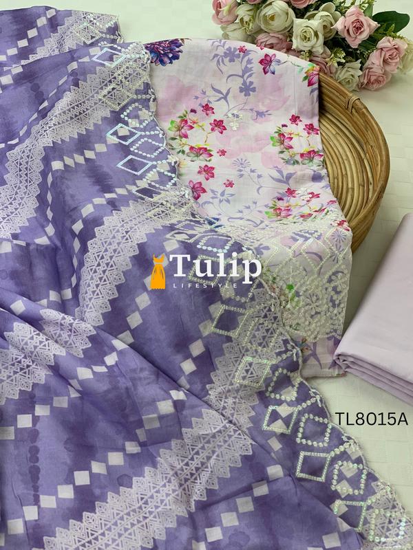 Premium Lawn Three Piece - TL8015A gallery image