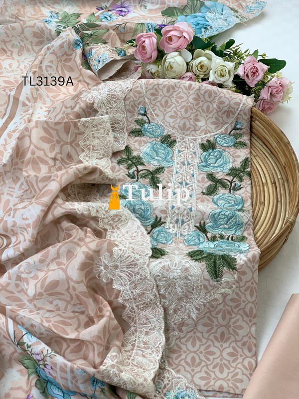 Premium Embroidered Lawn - TL3139A gallery image