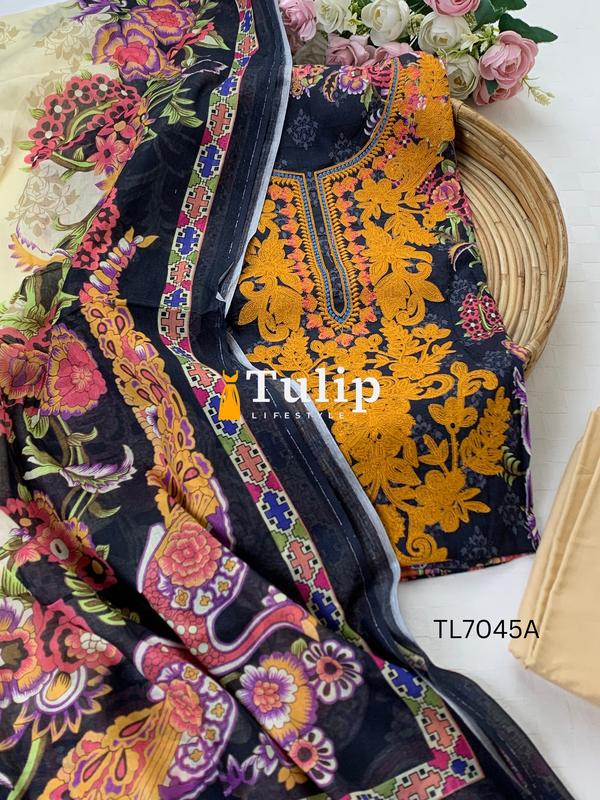 Premium Soft Cotton Three piece - TL7045A gallery image