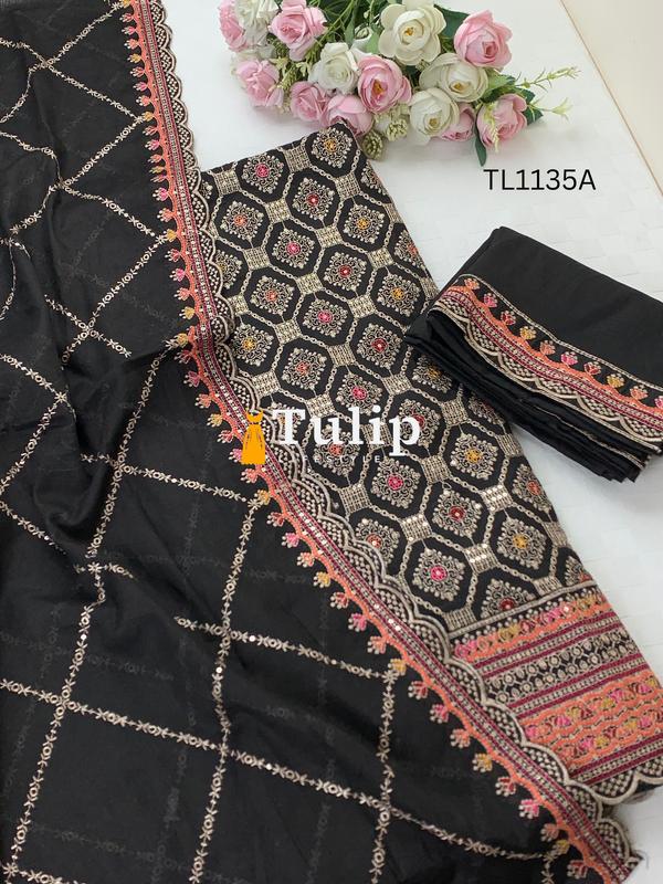 Soft  Embroidered Cotton Dress - TL1135A gallery image