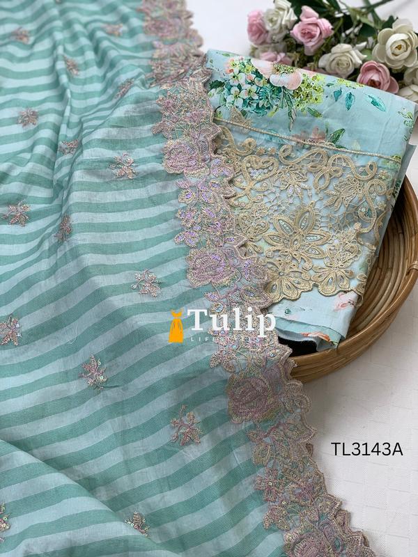 Exclusive Embroidered  Lawn - TL3143A gallery image