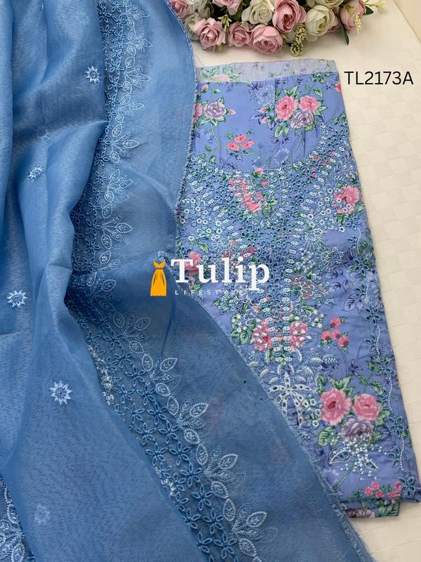 Exclusive Embroidered Lawn Dress - TL2173A gallery image