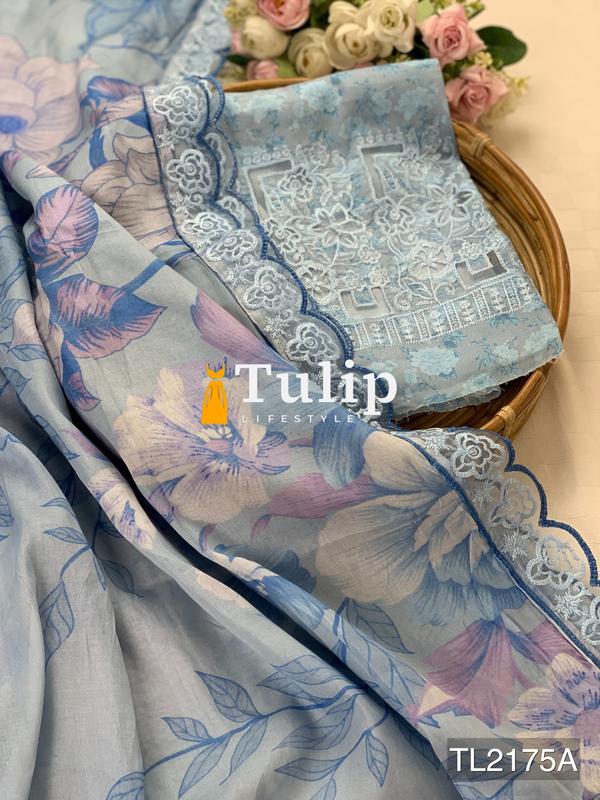Gorgeous Embroidered Lawn Three pieces - TL2175A gallery image