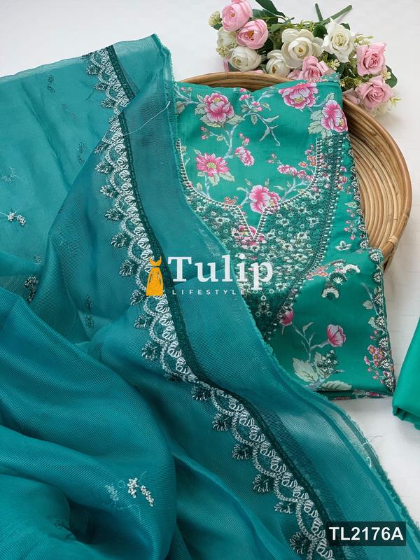 Exclusive Luxury Lawn Dresse - TL2176A gallery image