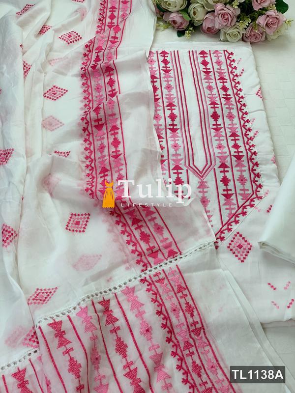 Premium Embroidered Lawn - TL1138A gallery image