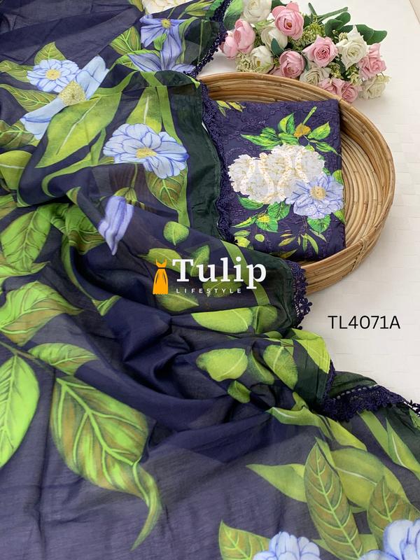 Luxury Cotton Lawn Three pieces - TL4071A gallery image