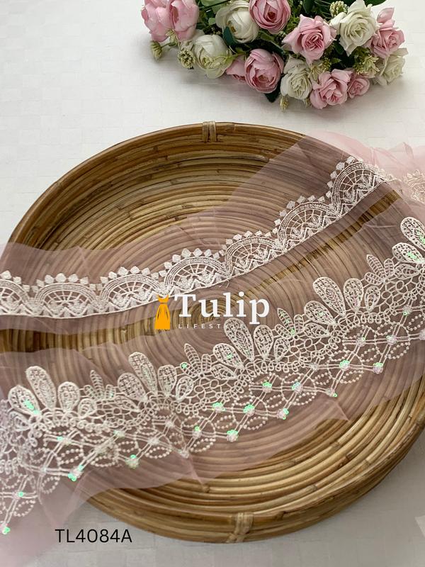 Gorgeous Embroidered Cotton Lawn Dress - TL4084A gallery image