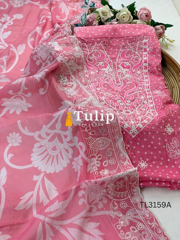 Gorgeous Embroidered Soft Cotton - TL3159A gallery image