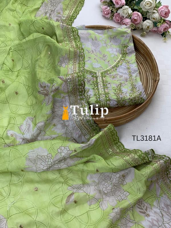 Luxury Cotton Lawn Three pieces - TL3181A gallery image