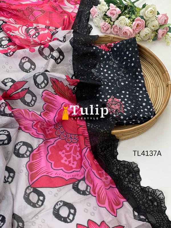 Exclusive Luxury Cotton Lawn Dresses - TL4137A gallery image