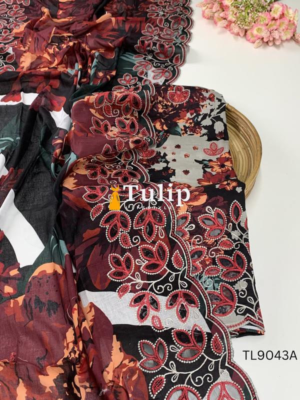 Premium Embroidered Soft Cotton - TL9043A gallery image