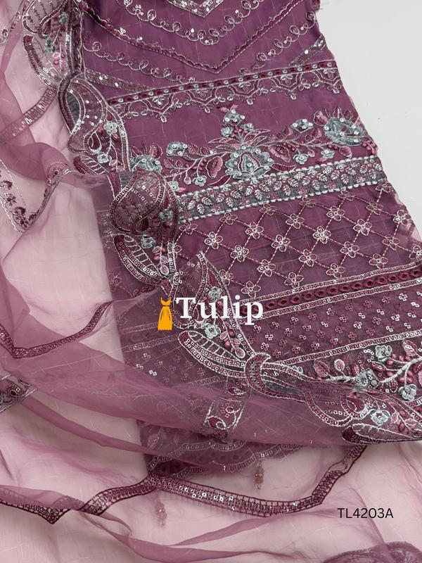 Gorgeous Embroidered Organza Dresses - TL4203A gallery image