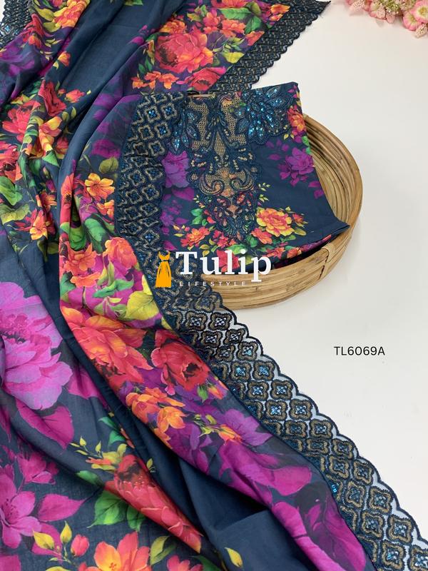 Luxury Cotton Lawn Dresses - TL6069A gallery image