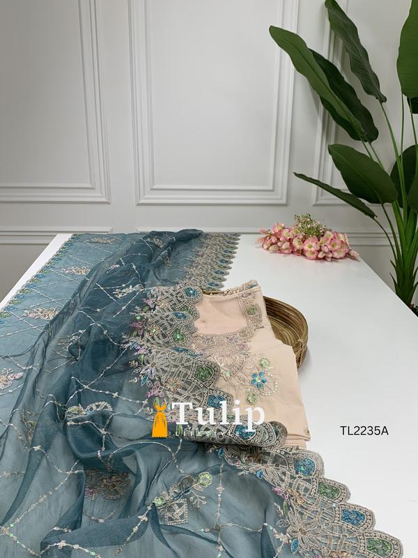 Gorgeous Embroidered Three pieces - TL2235A gallery image