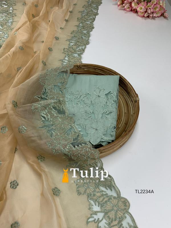 Gorgeous Embroidered Cotton Dress - TL2234A gallery image