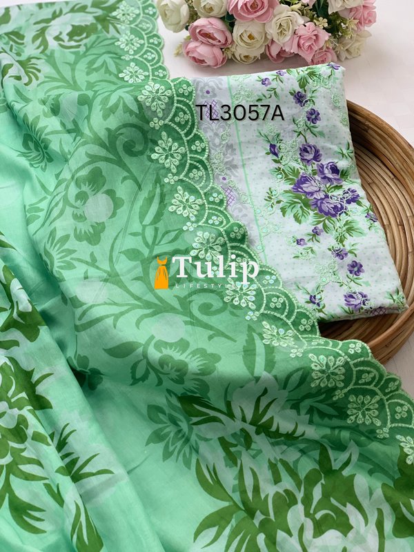 Premium Embroidered Lawn - TL3057A gallery image