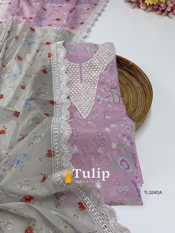 Gorgeous Embroidered Soft Cotton Dresses - TL3240A gallery image