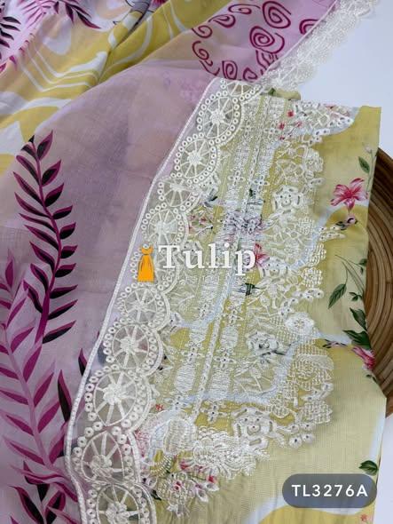 Premium Embroidered Cotton Lawn Dresses - TL3276A gallery image