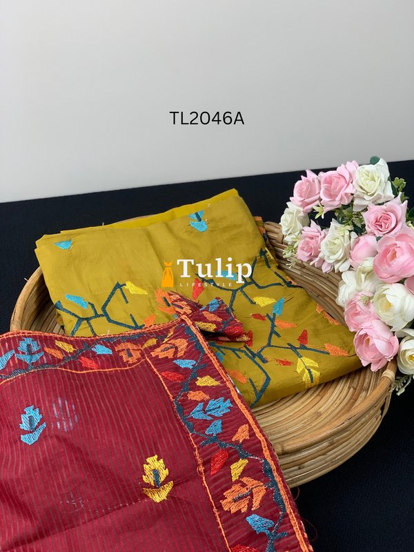 Premium Cotton Dress with Luxurious Dupatta - TL2046 gallery image