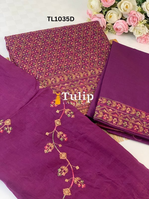 Embroidered Cotton Collection - TL1035 Color image