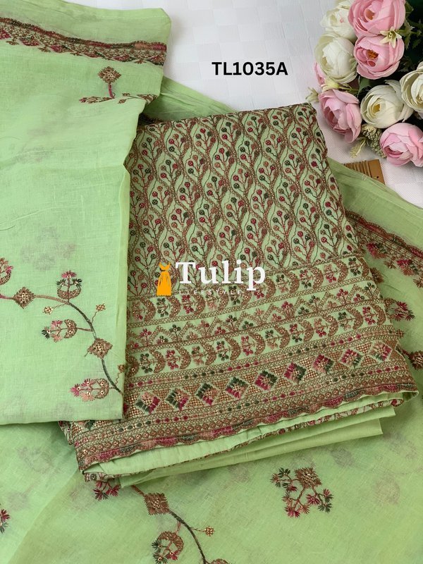 Embroidered Cotton Collection - TL1035 Color image