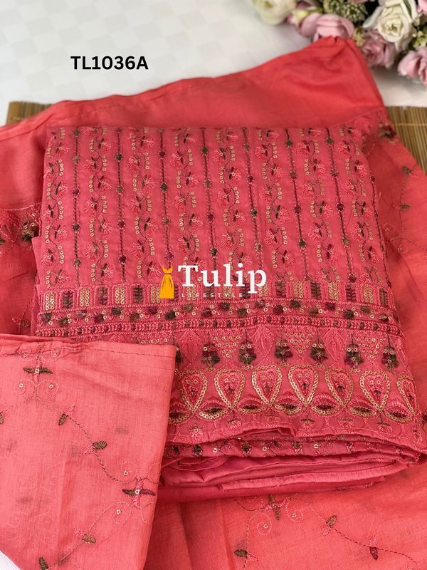 Embroidered Cotton Collection - TL1036 Color image