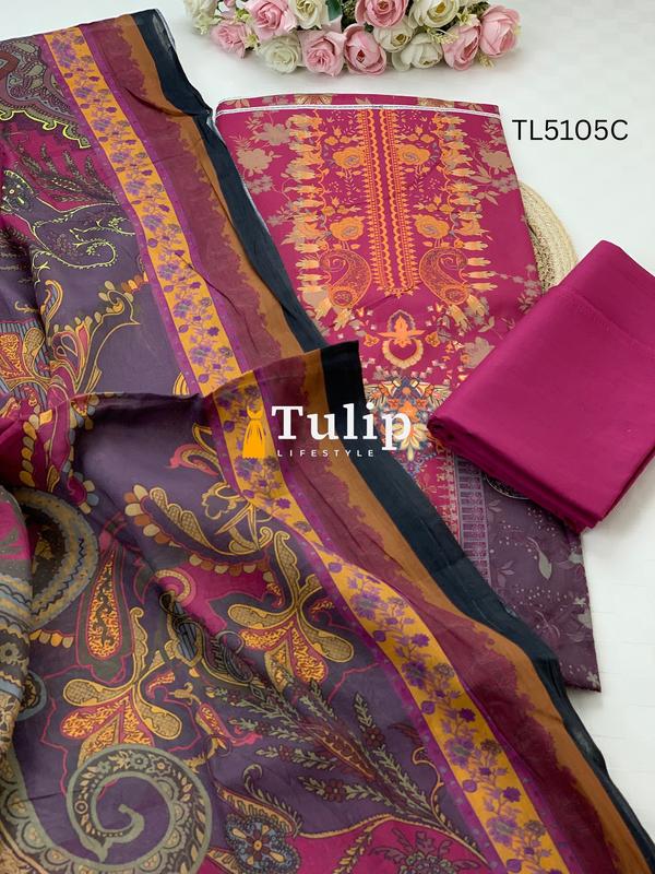Soft Lawn Three Pieces - TL5105 Design image