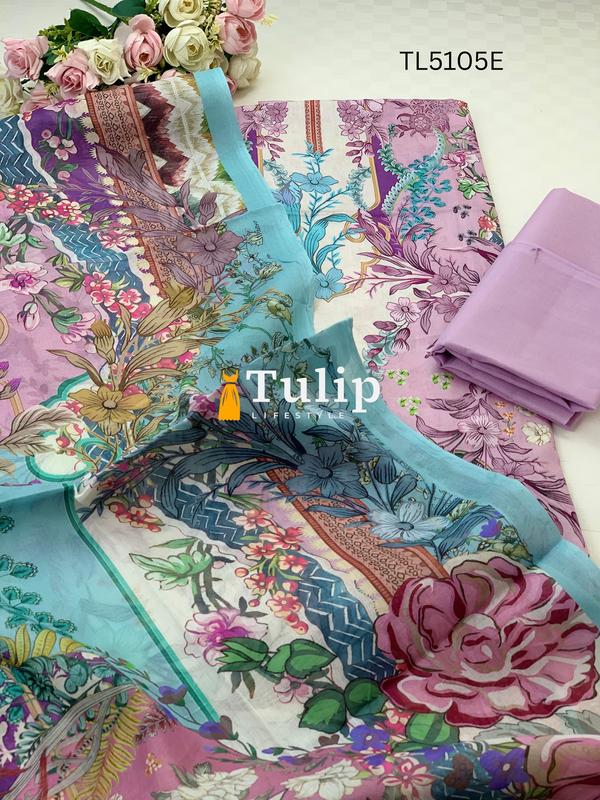 Soft Lawn Three Pieces - TL5105 Design image