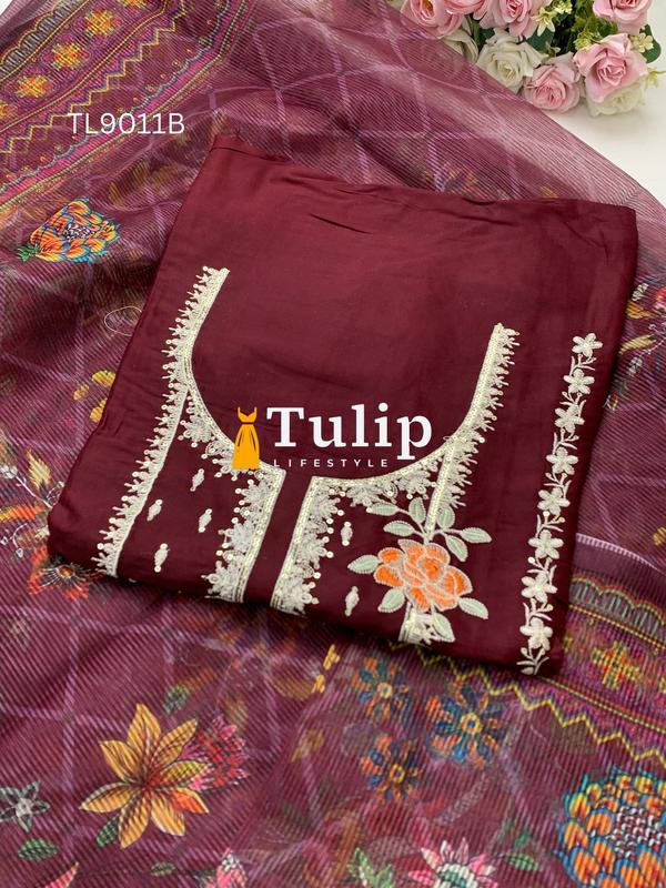 Premium Cotton Silk  - TL9011 Color image