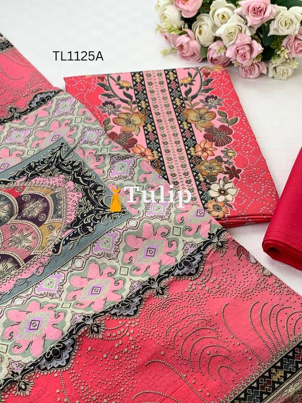 Soft Cotton Lawn Three Pieces - TL1125 color image