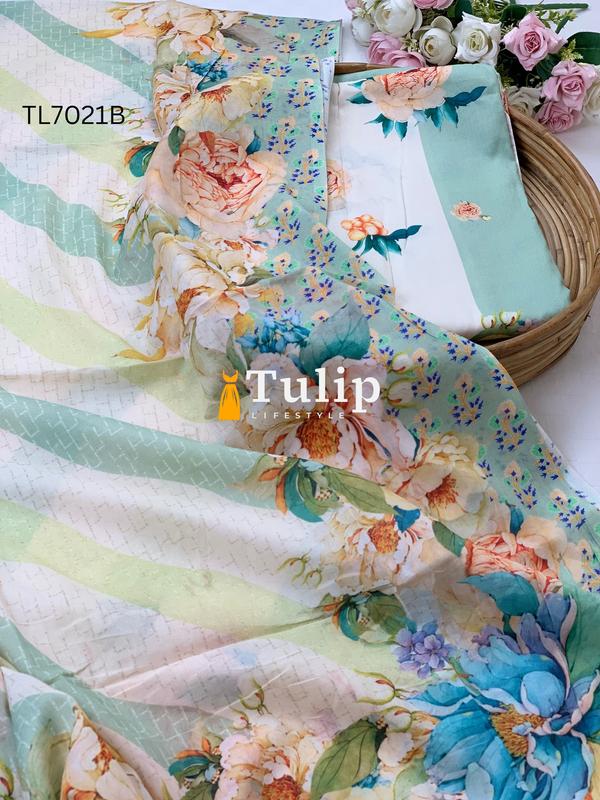 Premium Lawn Three Piece - TL7021 Color image