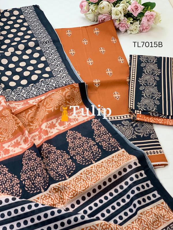 Digital Printed Cotton Lawn - TL7015 Color image