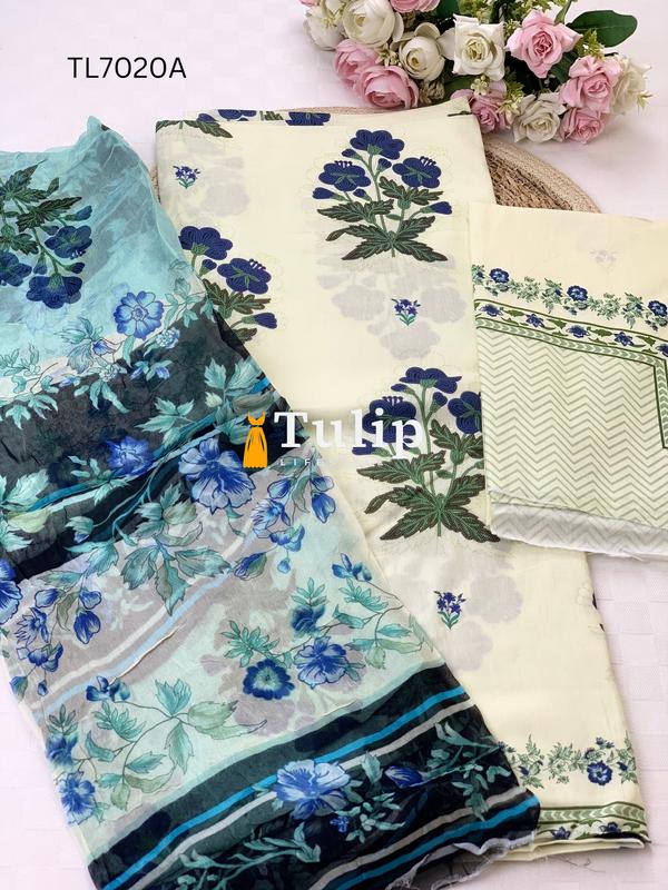 Premium Soft Cotton Lawn - TL7020 Color image