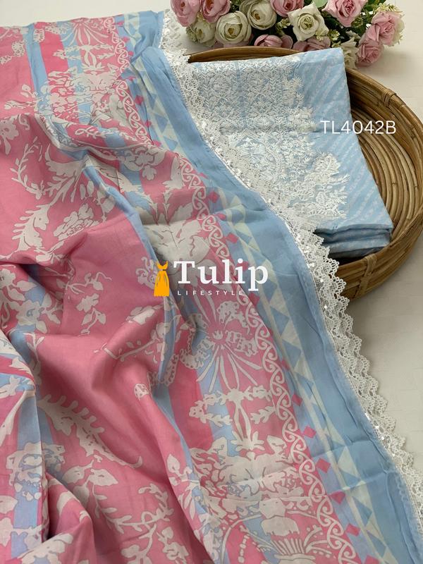 Premium Embroidered Lawn - TL4042 Color image