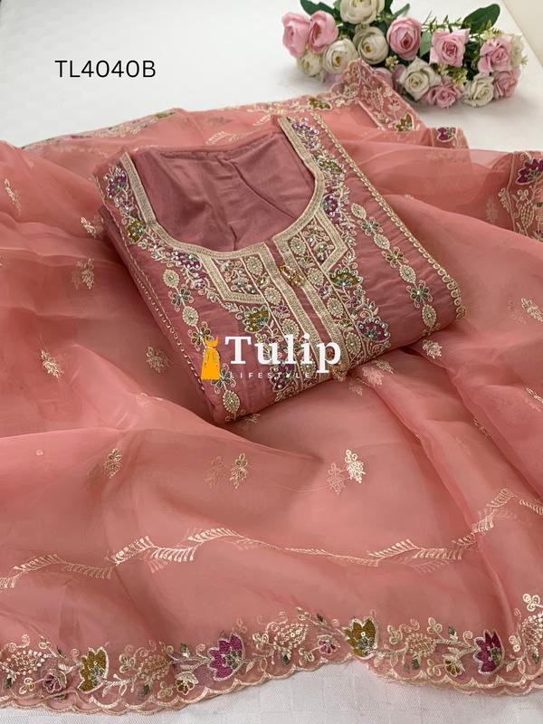 Premium Organza Three pieces - TL4040 Color image
