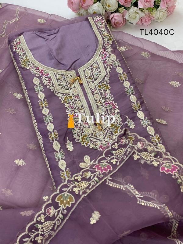 Premium Organza Three pieces - TL4040 Color image