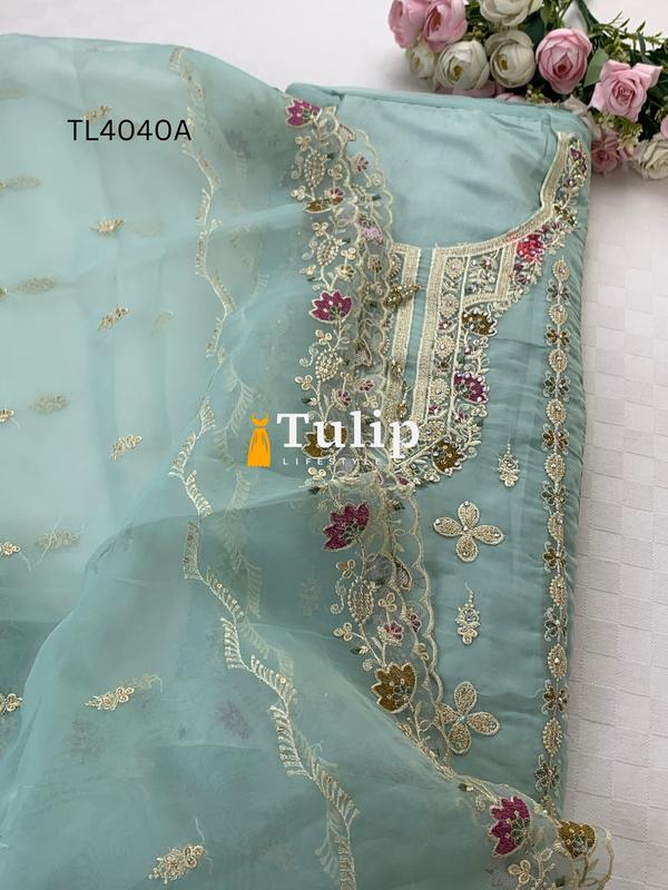 Premium Organza Three pieces - TL4040 Color image